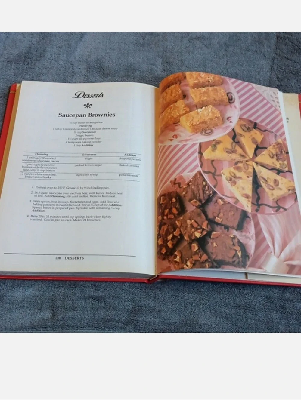 1985 Campbell's Creative Cooking With Soup Hardcover Cookbook, Fall, Winter
